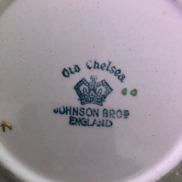 Vintage Rose Old Chelsea China Johnson Brothers Lunch Set. 23 piece - Picture 4 of 4